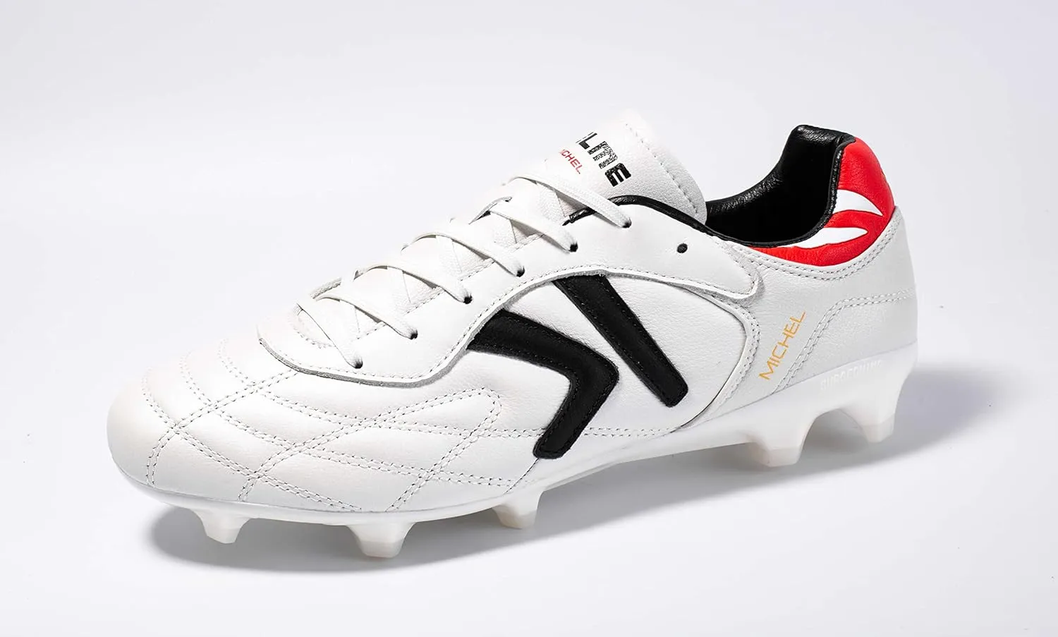KELME Soccer Cleats Men's FG - Pro Calfskin Leather Soccer Shoes - Outdoor/Indoor Football Boots Unisex Adult Sizes