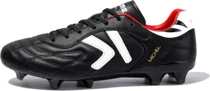 KELME Soccer Cleats Men's FG - Pro Calfskin Leather Soccer Shoes - Outdoor/Indoor Football Boots Unisex Adult Sizes