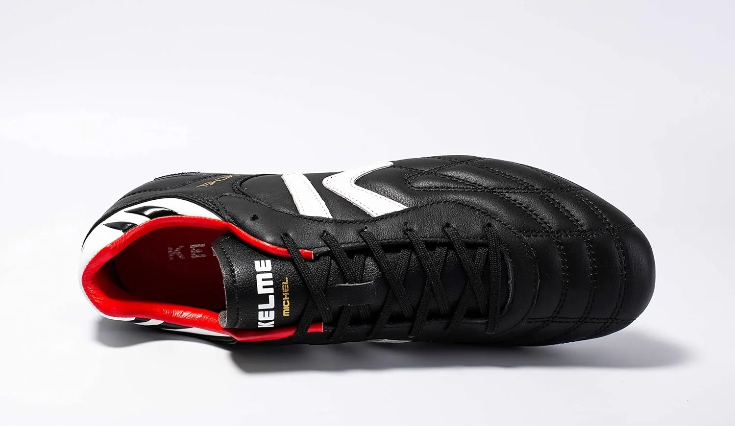 KELME Soccer Cleats Men's FG - Pro Calfskin Leather Soccer Shoes - Outdoor/Indoor Football Boots Unisex Adult Sizes