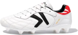 KELME Soccer Cleats Men's FG - Pro Calfskin Leather Soccer Shoes - Outdoor/Indoor Football Boots Unisex Adult Sizes