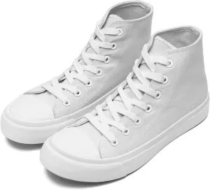 Kids Canvas Sneakers for Girls Boys High Top Canvas Fashion Shoes Comfortable Classic Casual Lace up Walking Running Shoes