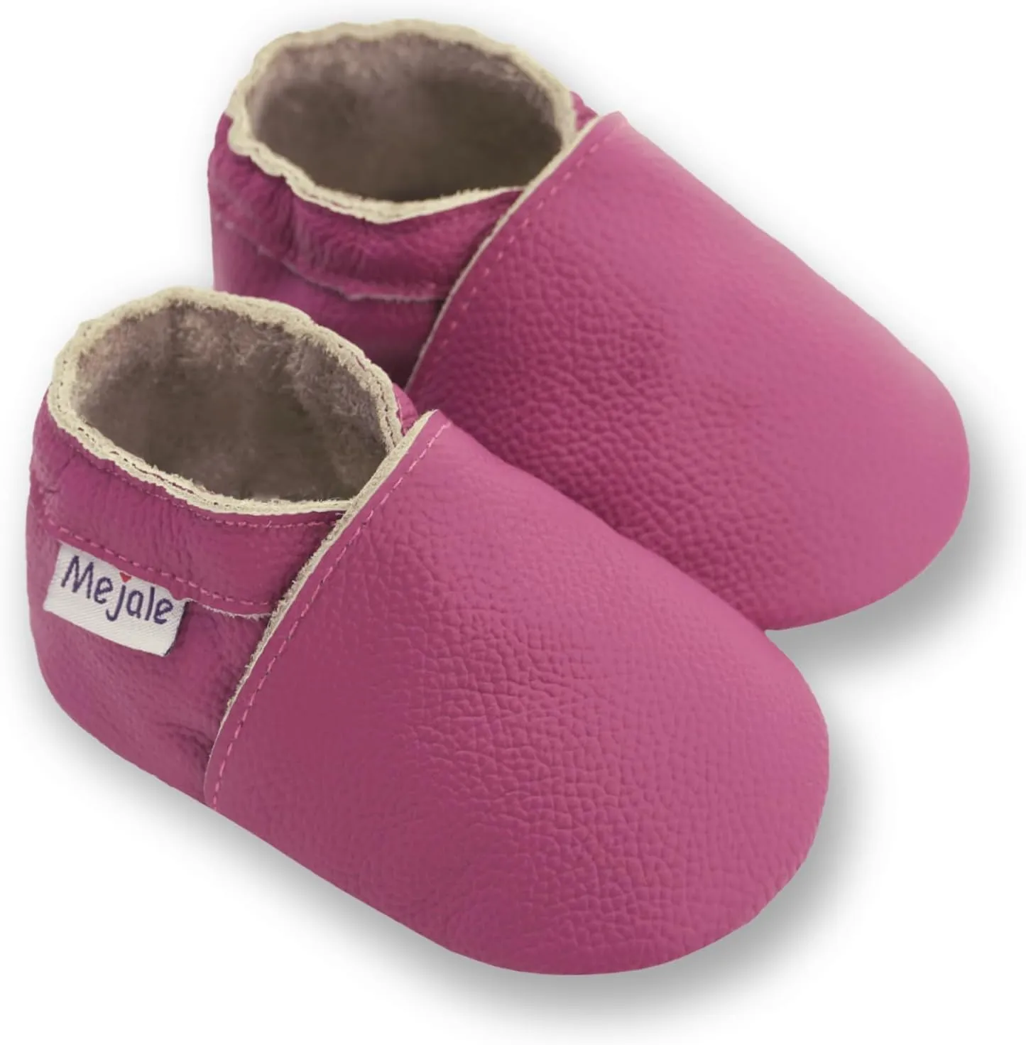 Mejale Baby Boy Girl Shoes Soft Soled Leather Moccasins Anti-Skid Infant Toddler Prewalker