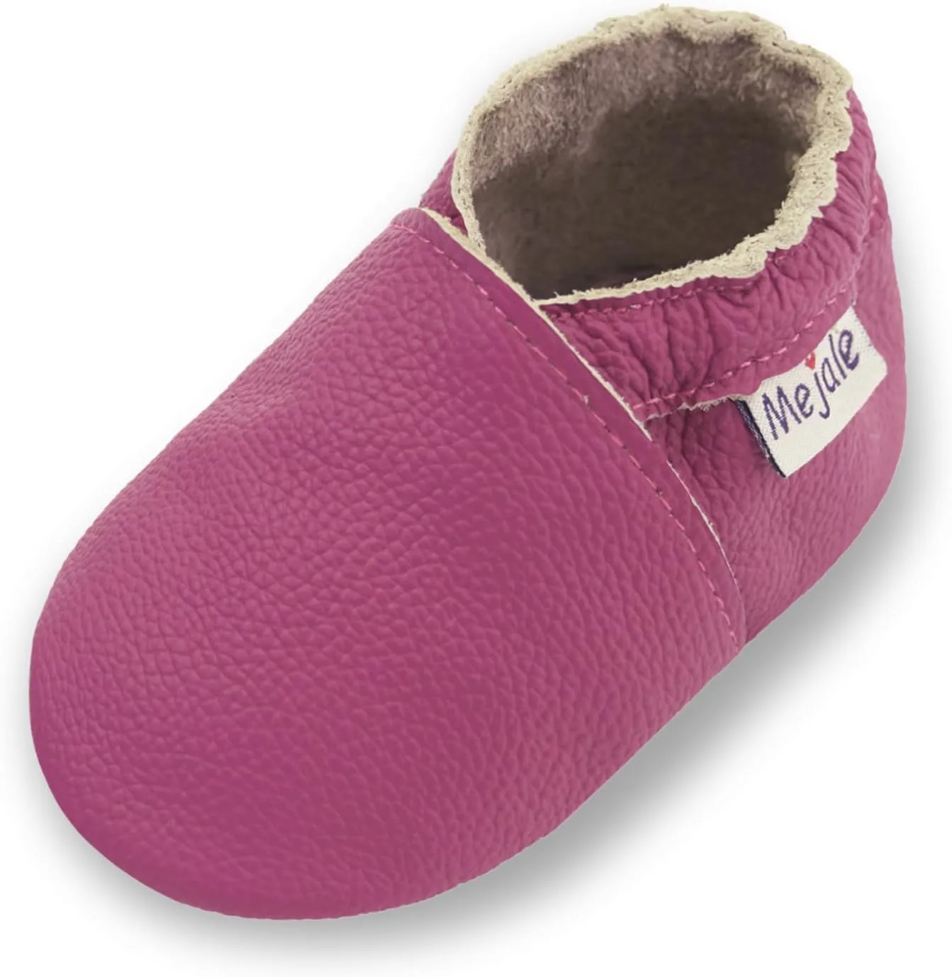 Mejale Baby Boy Girl Shoes Soft Soled Leather Moccasins Anti-Skid Infant Toddler Prewalker