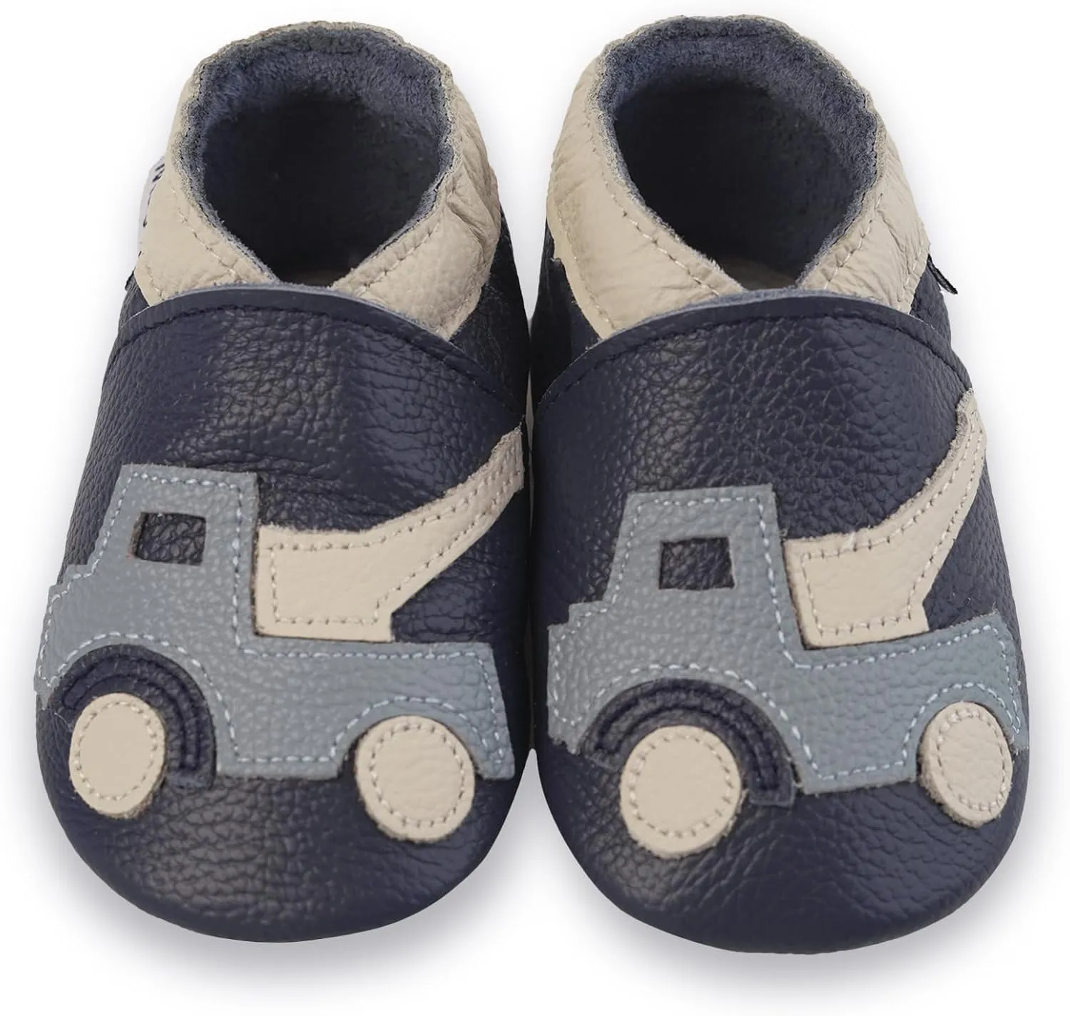 Mejale Baby Shoes Soft Sole Leather Moccasins Cartoon Butterfly Infant Toddler First Walker Slippers