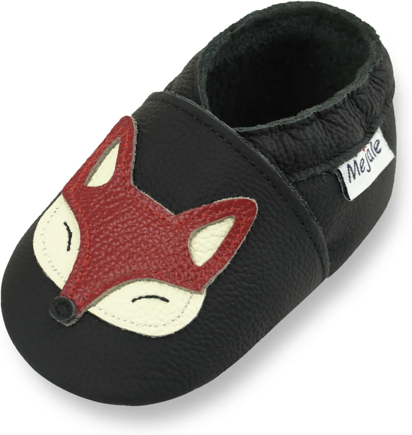 Mejale Baby Shoes Soft Sole Leather Moccasins Cartoon Butterfly Infant Toddler First Walker Slippers