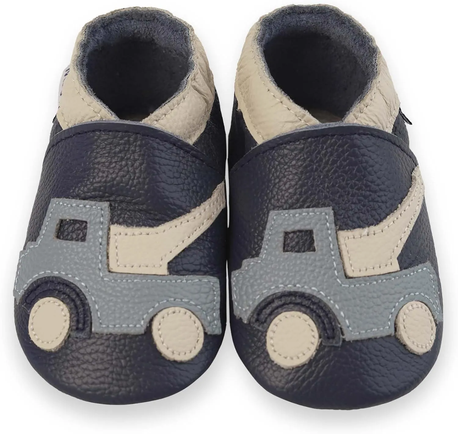 Mejale Baby Shoes Soft Sole Leather Moccasins Cartoon Butterfly Infant Toddler First Walker Slippers