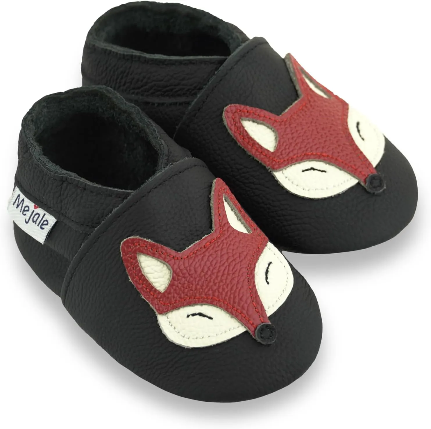 Mejale Baby Shoes Soft Sole Leather Moccasins Cartoon Butterfly Infant Toddler First Walker Slippers