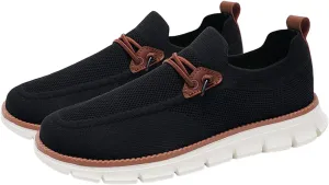 Men Loafers Shoes Casual Slip on Sneakers Fashion Lace up Wolking Dress Business Oxfords Work Lightweight Footwear