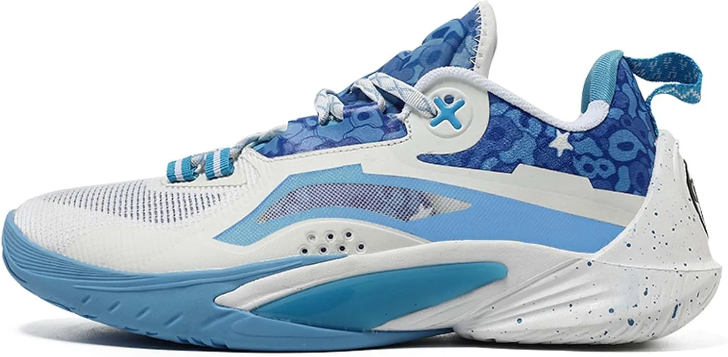 Mens and Womens Mid Top Lace Up Basketball Sneakers Non Slip and Breathable Running Shoes Rubber Sole Wear Resistant Walking Shoes Competitive Badminton Shoes Cross Training Shoes Skateboarding Shoes