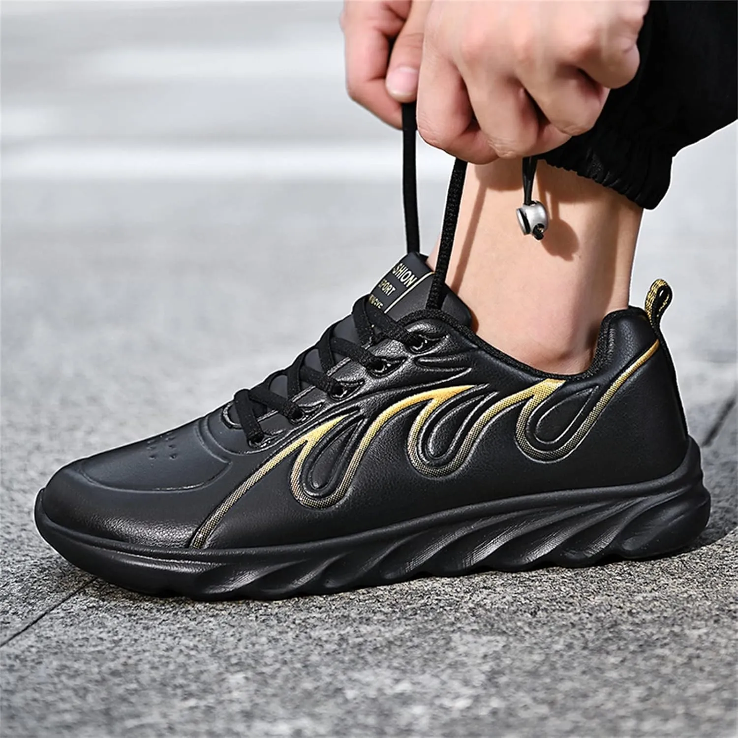 Men's Arch Support Workout Shoes Breathable and Light Outdoor Comfy Walking Shoe Men's Comfortable Dress Shoes