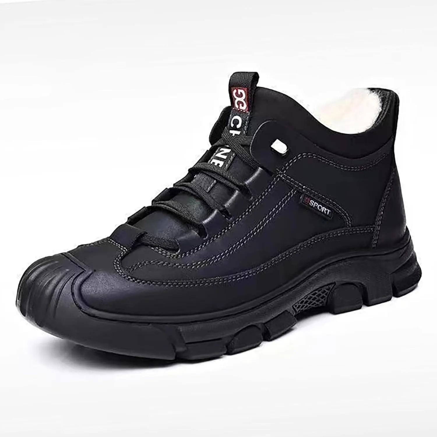 Men's Breathable Stretch Workout Shoes Portable Non Slip Fitness Workout Shoe Arch Support Sports Shoes for Men