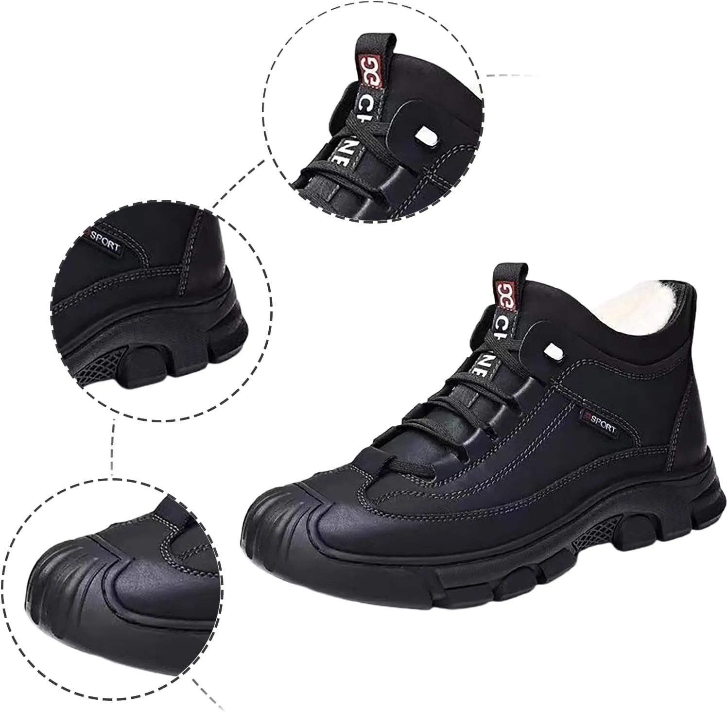 Men's Breathable Stretch Workout Shoes Portable Non Slip Fitness Workout Shoe Arch Support Sports Shoes for Men