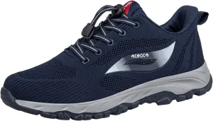 Men's Fashion Versatile Walking Shoes Comfortable Breathable Stretch Canvas Slip on Sneaker Memory Foam Sneaker