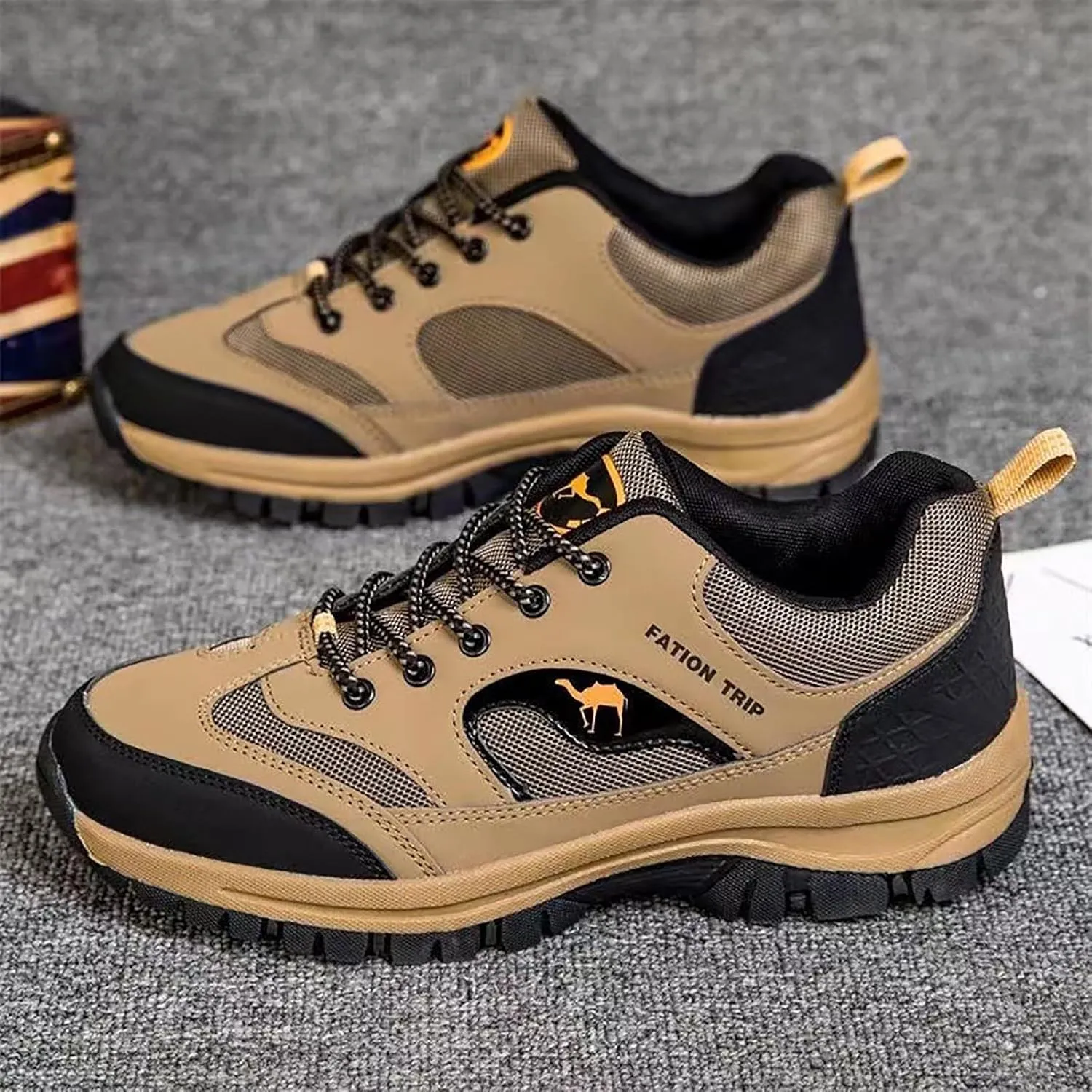 Men's Fashion Versatile Walking Shoes Portable Non Slip Fitness Workout Shoe Men's Lightweight Cushion Sneakers