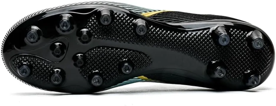 Men's High Top Soccer Students Grass Training Shoes Outdoor Turf Football Boots Wide Training Sneaker Soccer Cleats for Mens Womens Size 5.5-10