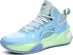 Men's Lightweight Rebound Basketball Shoes Non-Slip Cushioning Sneakers Women's Comfortable Soft Bottom Casual Sports Running Shoes Street Casual Walking Men's Shoes Women's Shoes