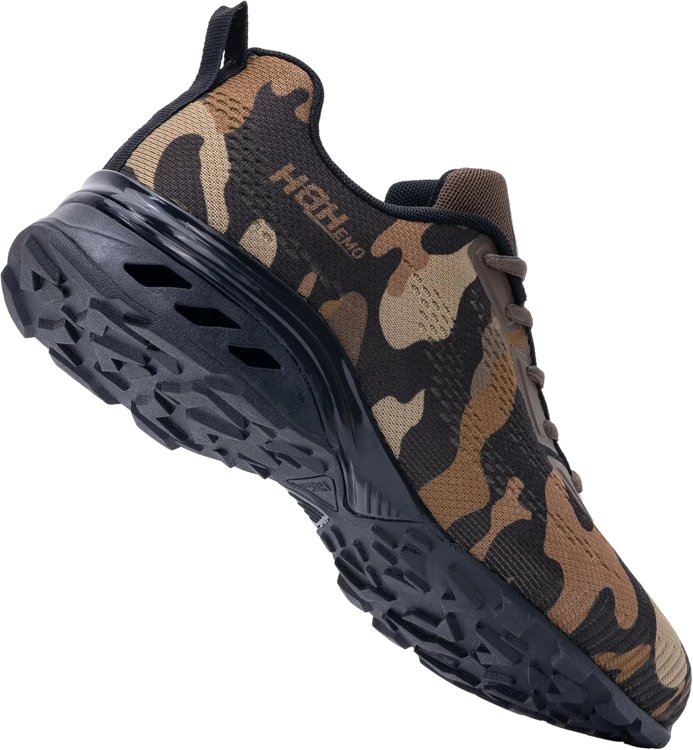 Mens Running Shoes|Atheletic Outdoor Shoes|Camouflage Hiking Shoes with Casual Sole|Fashion Sneakers for Men