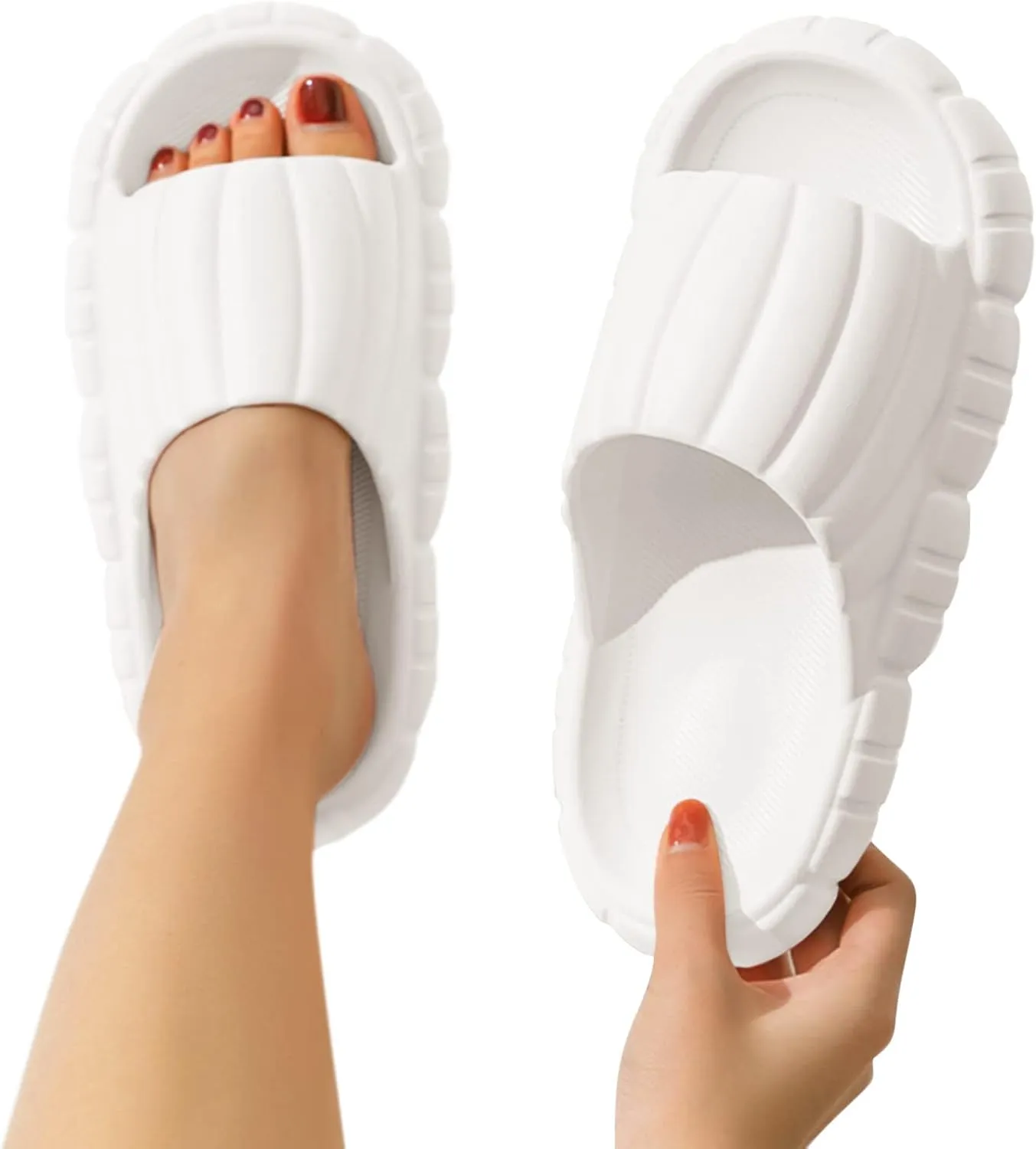 Mens Shower Shoes Shower Shoes Women Cloud Slippers for Men Womens Slides Indoor Non Slip Beach Slippers
