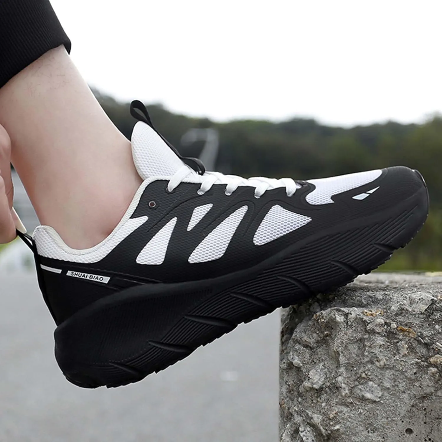 Men's Women's Basketball Shoes Fashion High Top Sneakers Arch Support Running Shoes Lightweight Casual Walking Shoes Outdoor Non-Slip Fitness Tennis Shoes