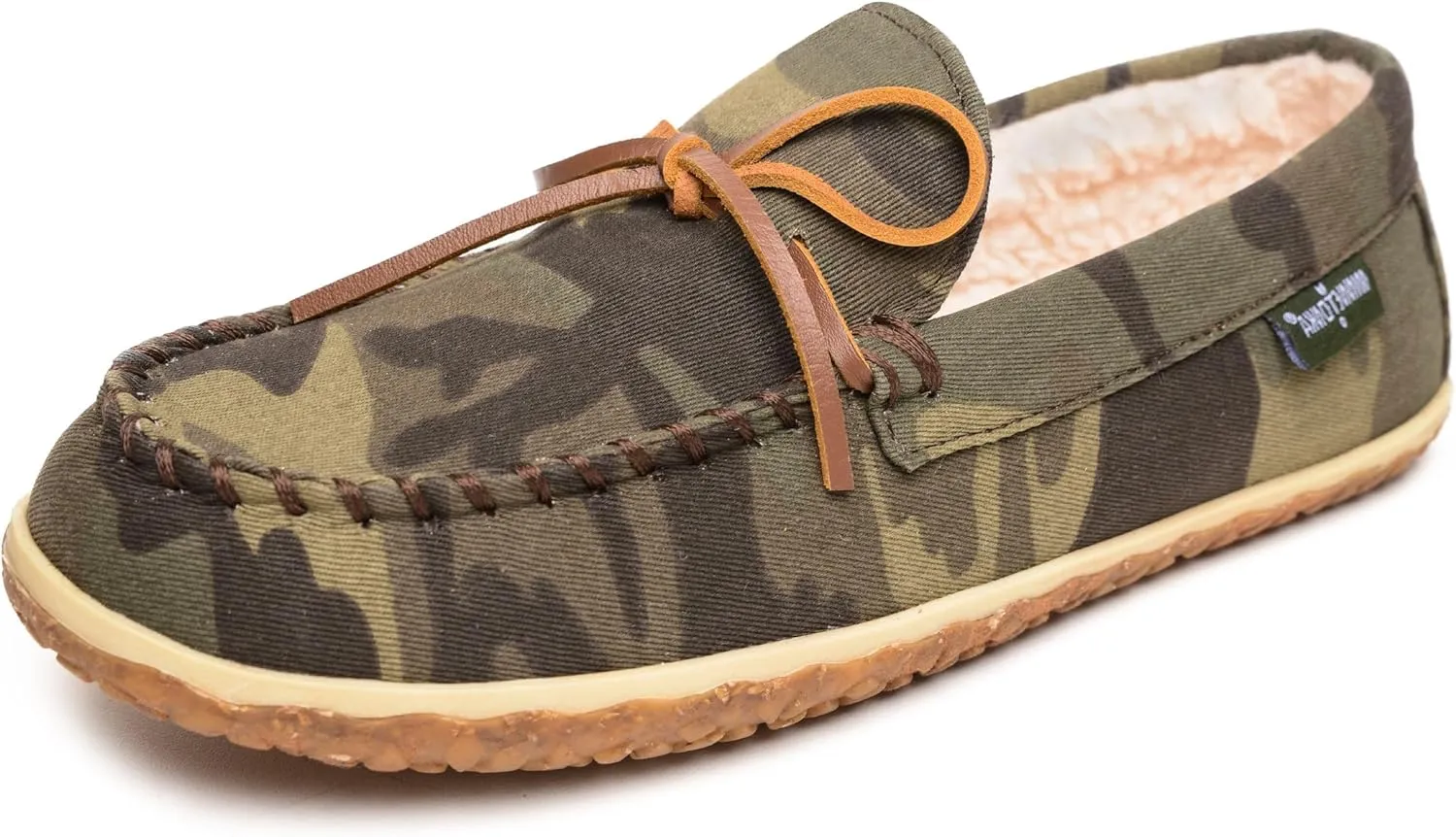Minnetonka Mens TOMM Suede Leather Moccasins