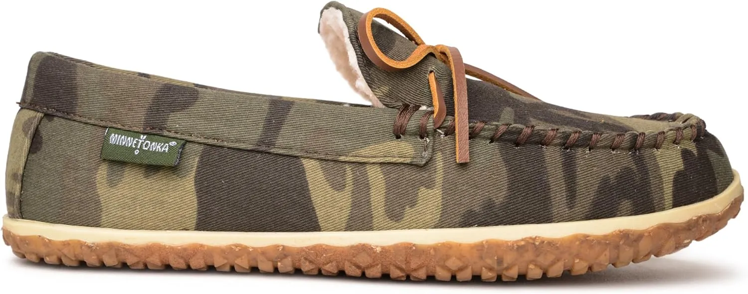 Minnetonka Mens TOMM Suede Leather Moccasins
