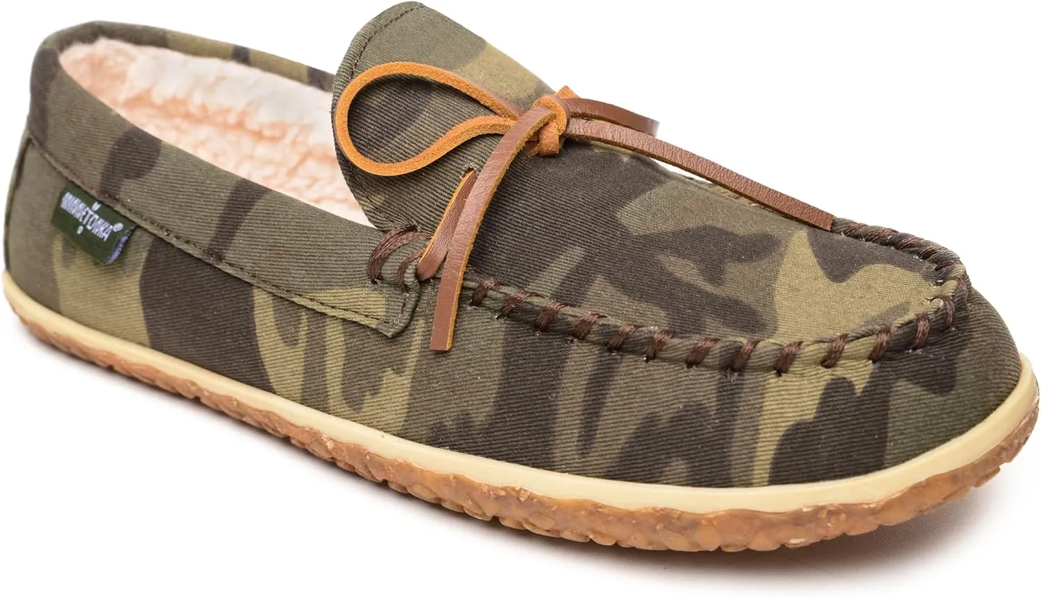 Minnetonka Mens TOMM Suede Leather Moccasins