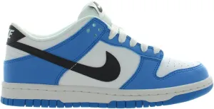 Nike Dunk Low GS Boys Shoes Size 4.5, Color: Photo Blue/Black/White-Blue