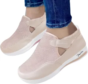 Plantar Fasciitis Walking Shoes Women Slip Ons Brown and Black Slip On Sneakers Women Women Slip On Shoes Wide High Top Sneakers for Women Zapatos para Pies Con Juanetes De Mujer
