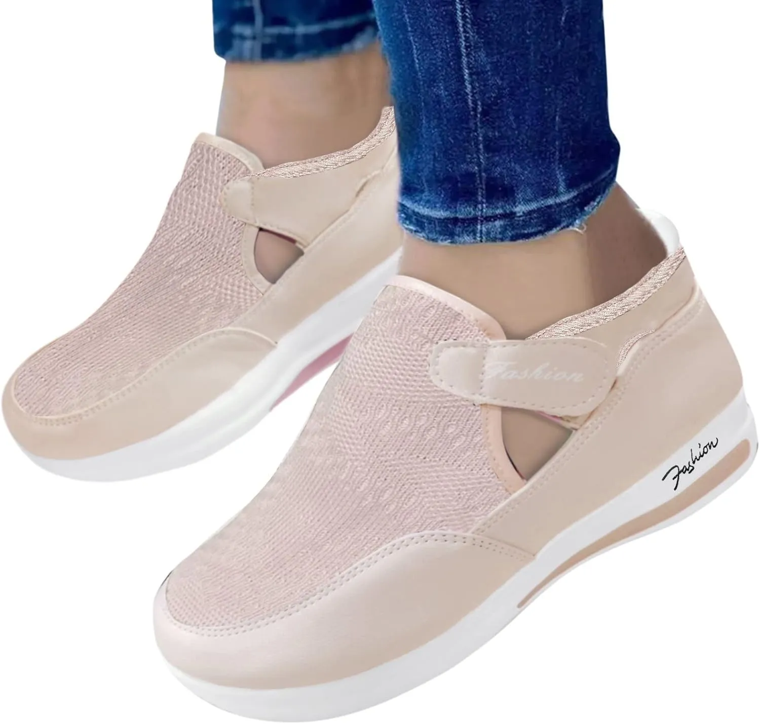 Plantar Fasciitis Walking Shoes Women Slip Ons Brown and Black Slip On Sneakers Women Women Slip On Shoes Wide High Top Sneakers for Women Zapatos para Pies Con Juanetes De Mujer