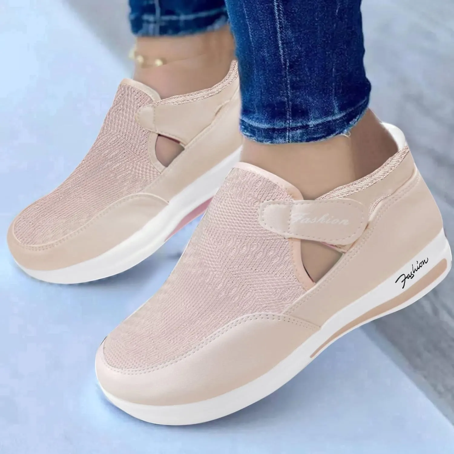 Plantar Fasciitis Walking Shoes Women Slip Ons Brown and Black Slip On Sneakers Women Women Slip On Shoes Wide High Top Sneakers for Women Zapatos para Pies Con Juanetes De Mujer