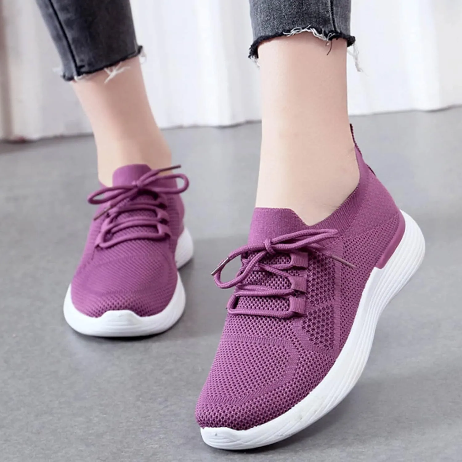 Platform Sneakers for Women Wide Zapatillas Elegantes De Tacon para Mujer Blancas Women's Running Shoes Size 8 Chunky Sneakers for Women 2023 Black Slip On White Sneakers Women Fashion