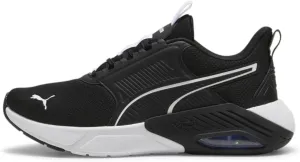 PUMA Men's X-Cell Nova Cross Training Shoes, Black-White-Blissful Blue, 12