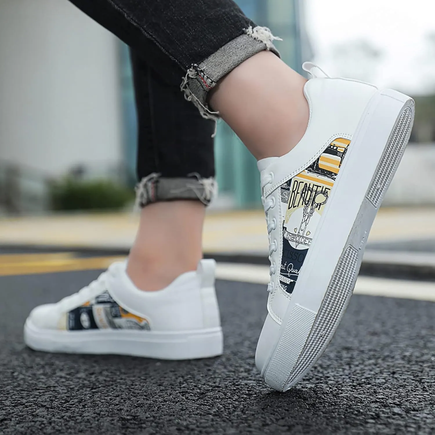 Running Shoes for Women Wide Toe Box Zapatillas Blancas para Mujer De Tacon Bajo Extra Wide Sneakers for Women Platform Sneakers for Women High Top Cute Black Sneakers for Women Comfortable