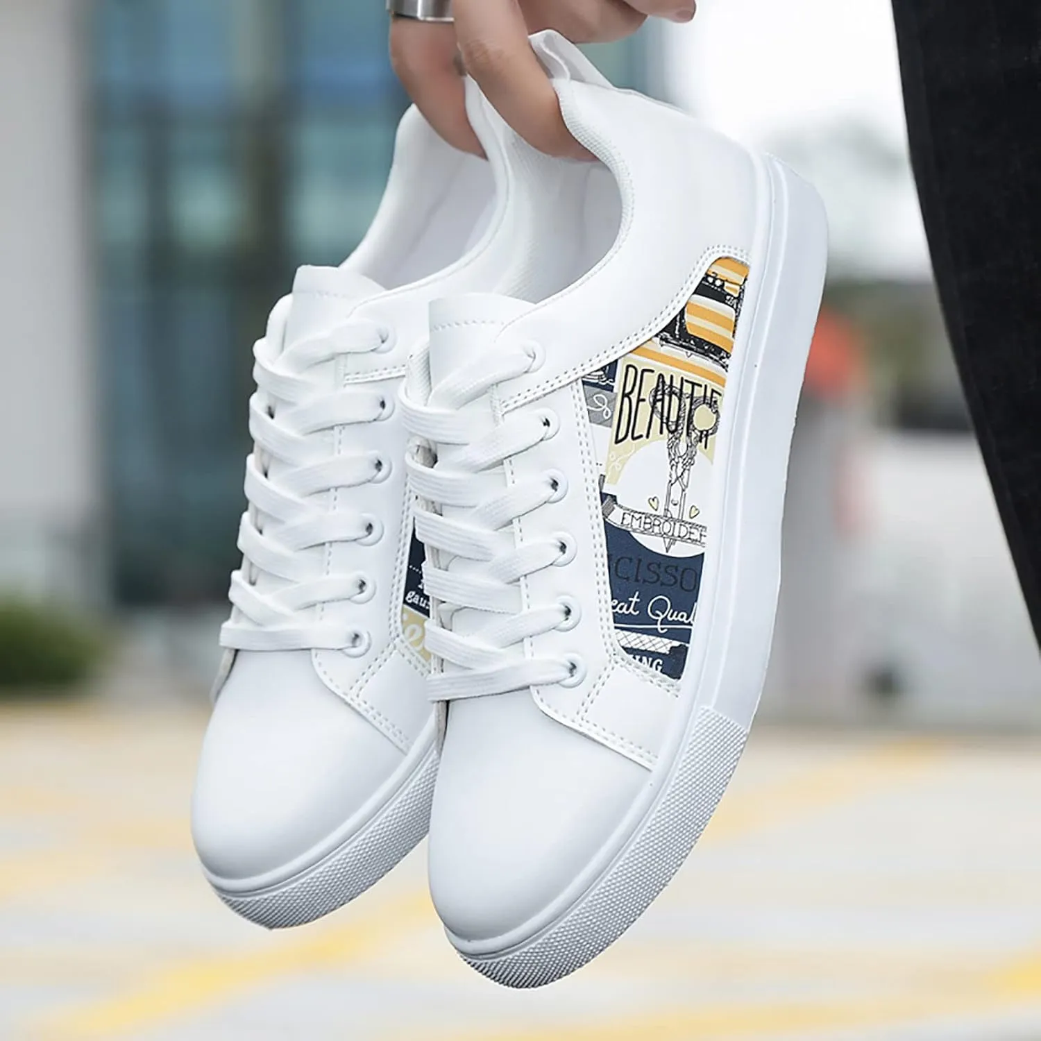 Running Shoes for Women Wide Toe Box Zapatillas Blancas para Mujer De Tacon Bajo Extra Wide Sneakers for Women Platform Sneakers for Women High Top Cute Black Sneakers for Women Comfortable