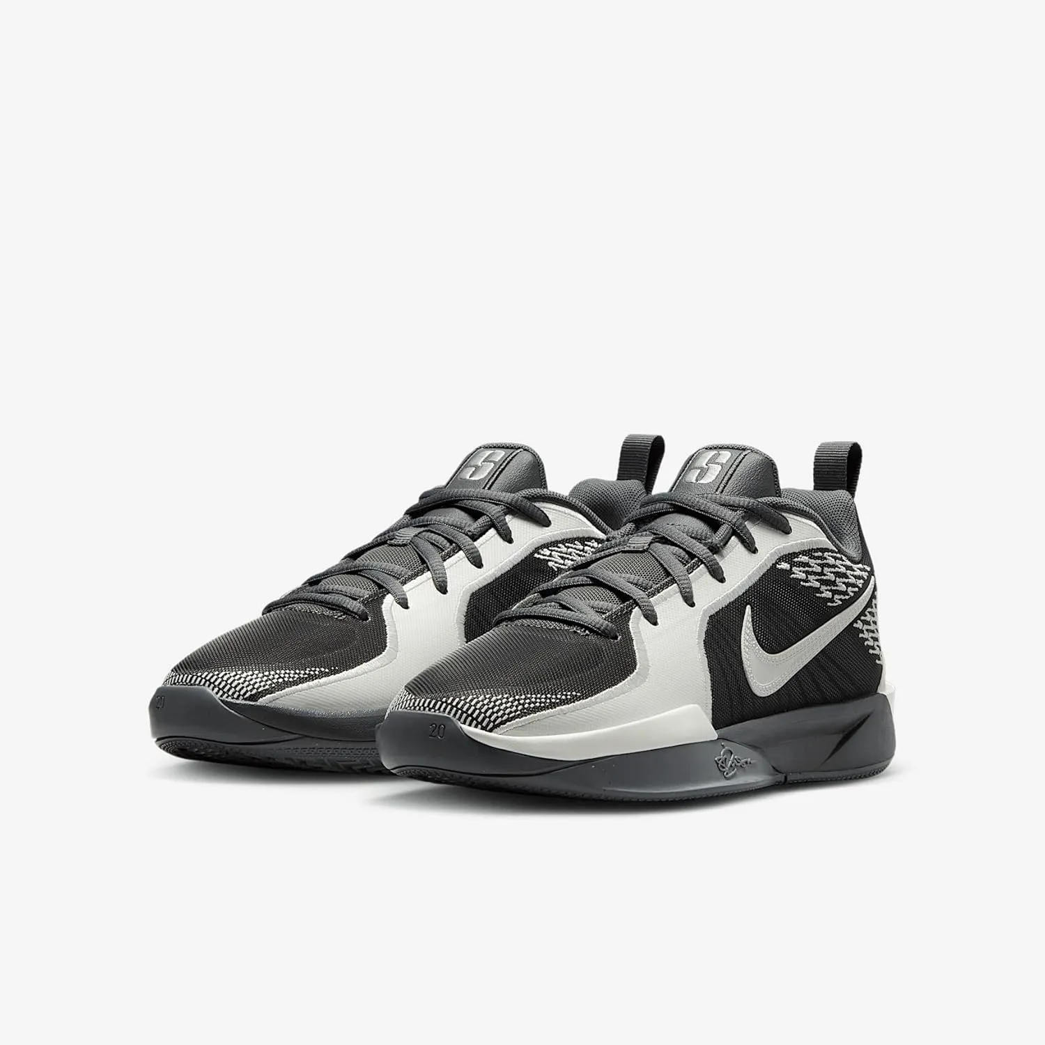 Sabrina 2 Big Kids' Basketball Shoes (FQ7376-005, Iron Grey/Hot Punch/Sail)