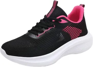 SBGMoSJ Running Shoes for Women Slip On Nurse Shoes for Women Gym Shoes for Women Workout Wide Feet Extra Wide White Sneakers for Women Leather Walking Shoes Plantar Fasciitis for Women