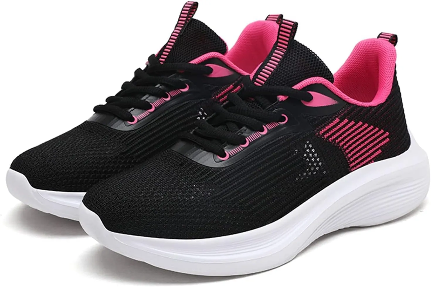 SBGMoSJ Running Shoes for Women Slip On Nurse Shoes for Women Gym Shoes for Women Workout Wide Feet Extra Wide White Sneakers for Women Leather Walking Shoes Plantar Fasciitis for Women