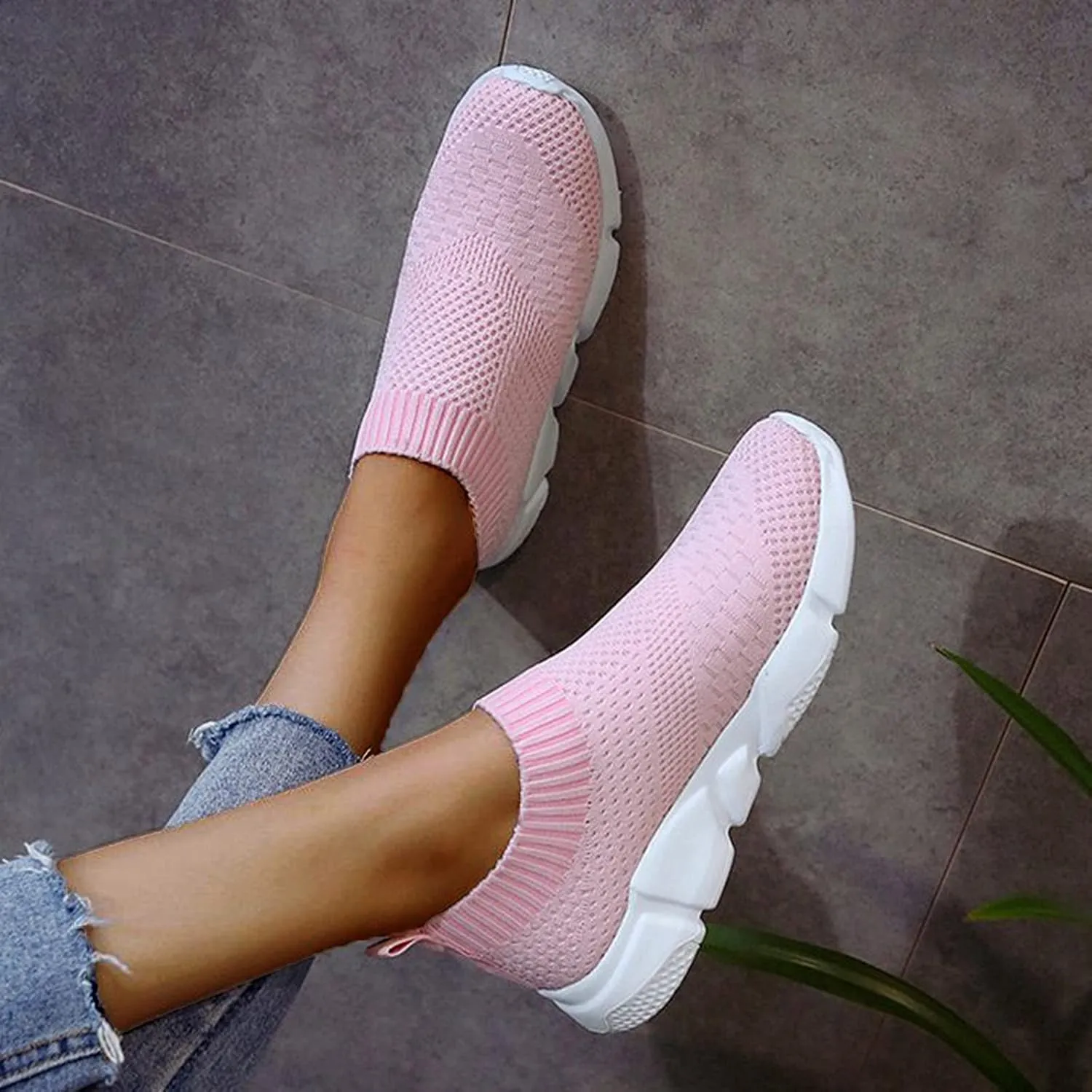 SBGMoSJ Womens Walking Shoes Wide Width Office Black Walking White Shoes Women Size 5 Womens Sneakers Size 7.5 Wide Slip On Womens Black High Top Fashion Sneakers Size 11 Wide Slip On Shoes for Women