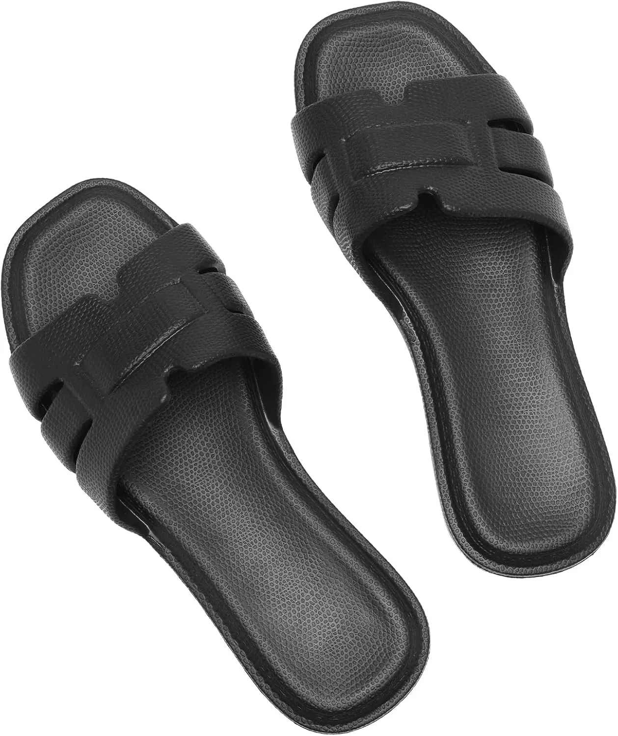 Slides for Women Comfortable Open Toe Shower Slippers Waterproof Slide Sandals Indoor and Outdoor
