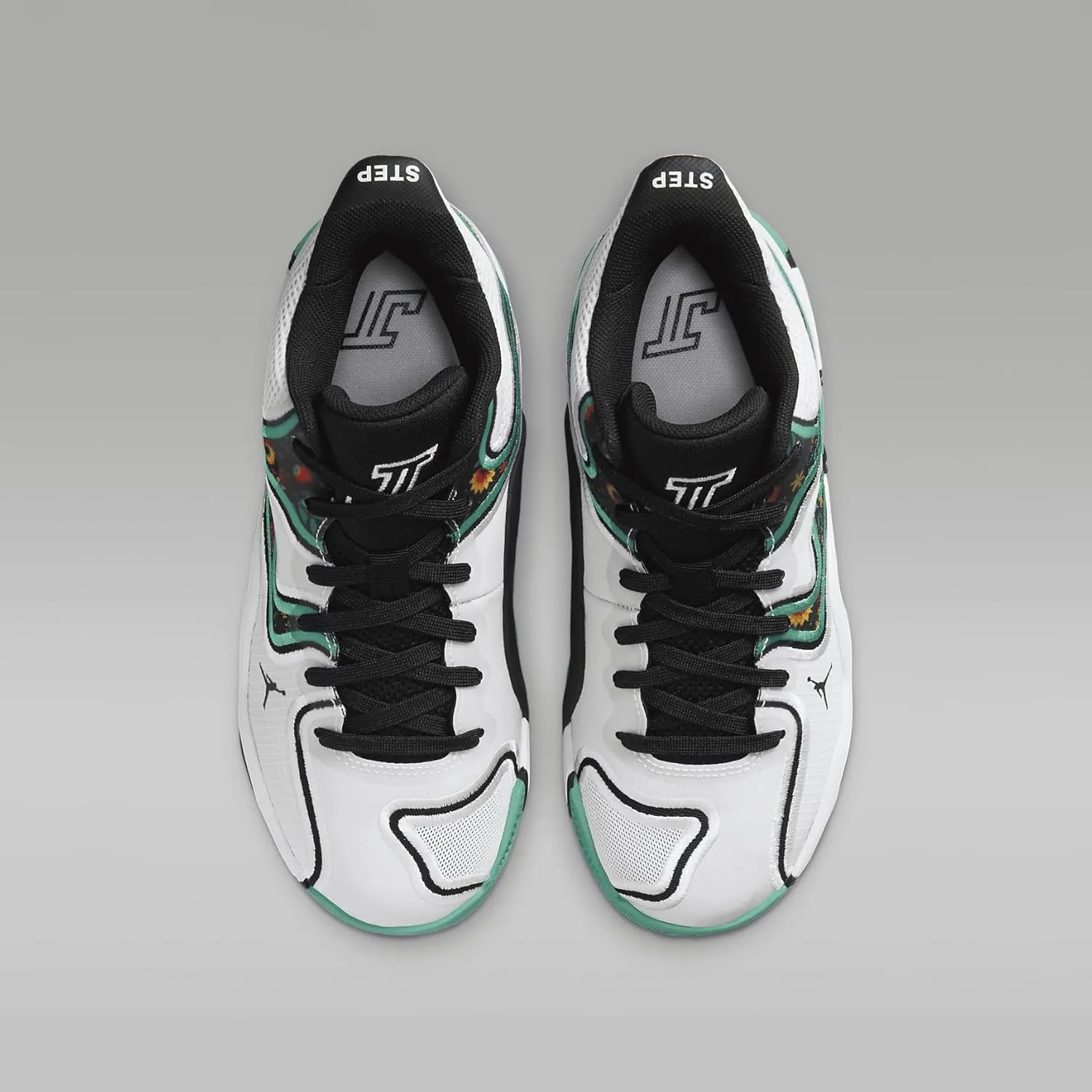 Tatum 3 Big Kids' Basketball Shoes (HF3136-103, White/Kinetic Green/Black)