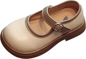 Toddler Girls Mary Jane Dress Shoes Flower Kid Shoes Baby Girls School Oxford Flats for Wedding Party Shoes