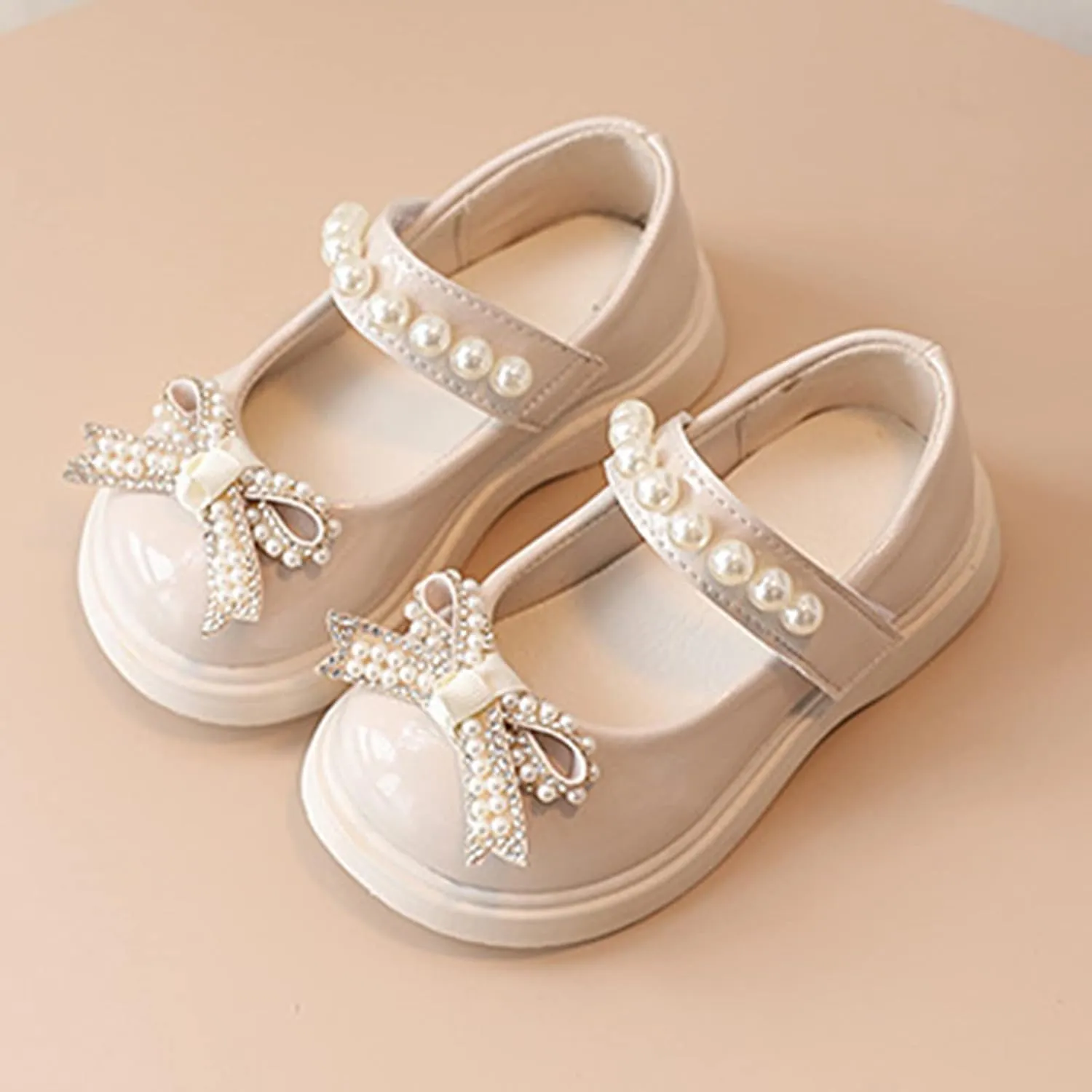Toddler Girls Platform Mary Jane Shoes Bow Girls Dress Shoes Little Girl School Uniform Oxford Shoes for Kids Flats