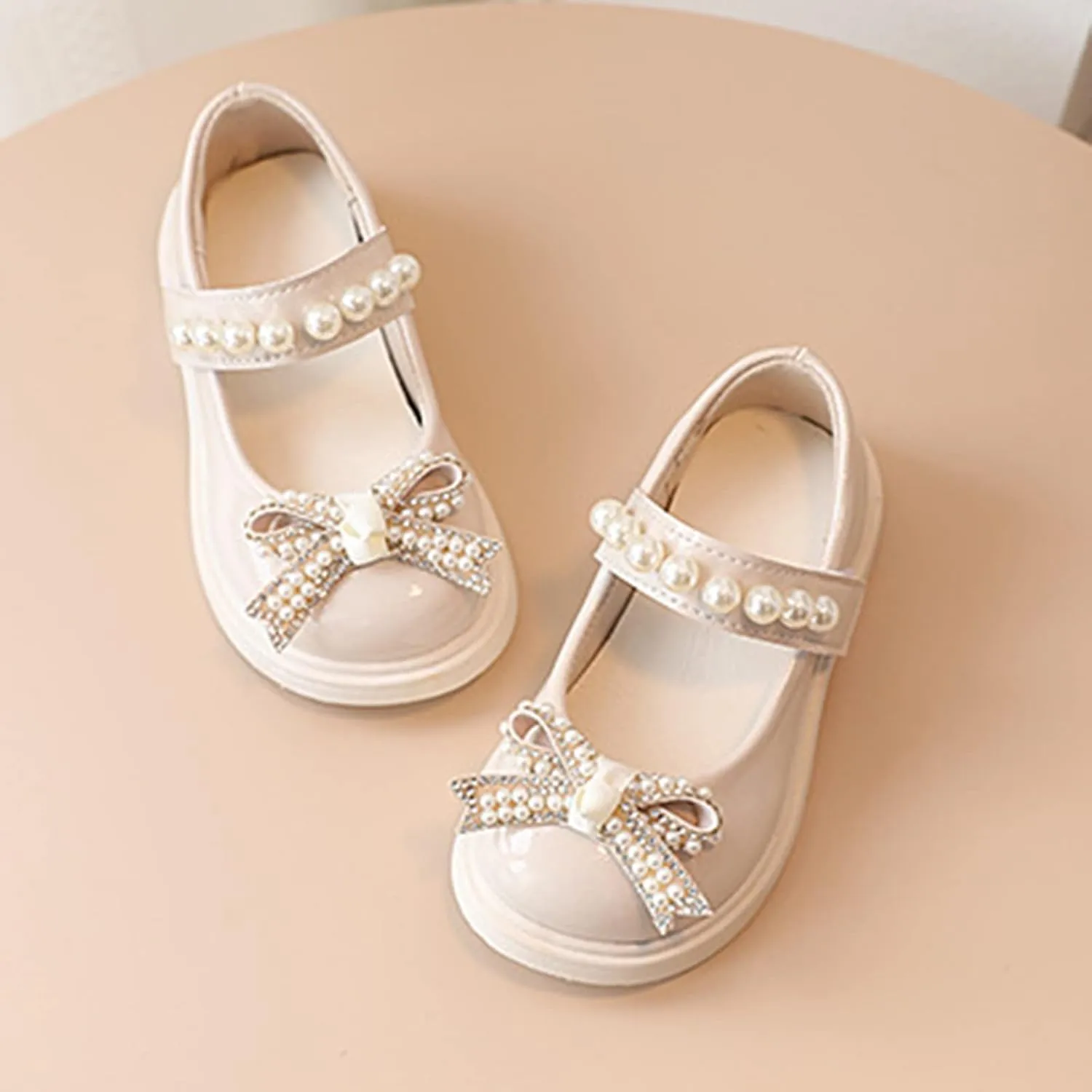 Toddler Girls Platform Mary Jane Shoes Bow Girls Dress Shoes Little Girl School Uniform Oxford Shoes for Kids Flats