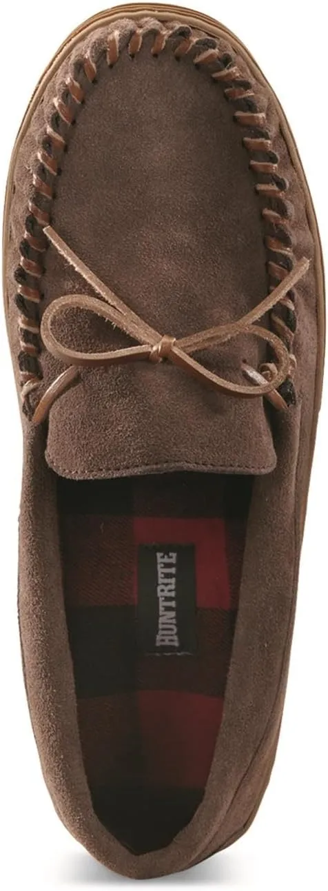 Trapper Men’s Moccasins Shoes, Indoor and Outdoor Leather Slippers