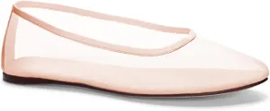 Tulle Mesh Ballet Flats Elegant Round Toe Work Dress Shoes Chic Comfortable Stylish Footwear for Everyday Use