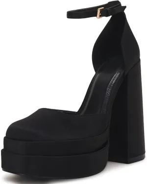VETASTE Womens Platform Chunky High Block Heels Ankle Strap Party Wedding Dress Pumps Shoes