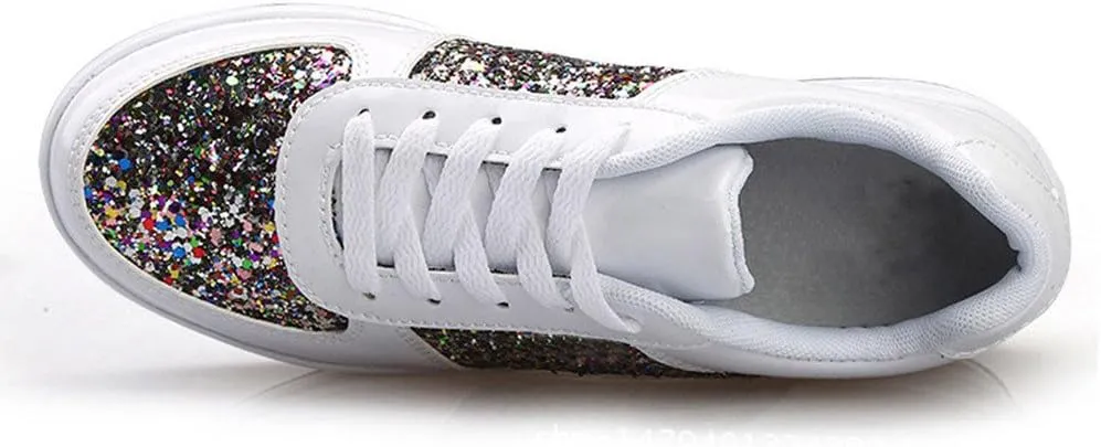 White Casual Sneakers for Women Trendy Zapatos Confortables para Mujer Nursing Shoes Women Comfortable White White Sneakers for Women Low Top 9.5 Wide Womens Non Slip Work Shoes