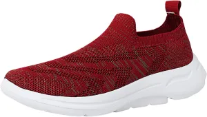 Women Slip Ons Sneakers Shoes Mesh Knit Size 8 Wide Non Slip Black Work Shoes for Women Womens Shoes Casual Fall Wedge Fall Wedge Sneakers for Women 2023 Walking Shoes Women Size 11.5 Wide Slip On