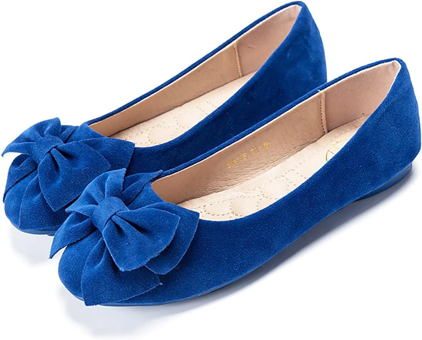 Women's Ballet Flat Comfort Slip on Flat Shoes Women's Comfortable Ballet Flats Comfortable Bow Dressy