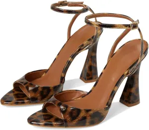 Womens Heeled Sandals Ankle Strap Pointed Toe Sandals Summer Dress Party Shoes